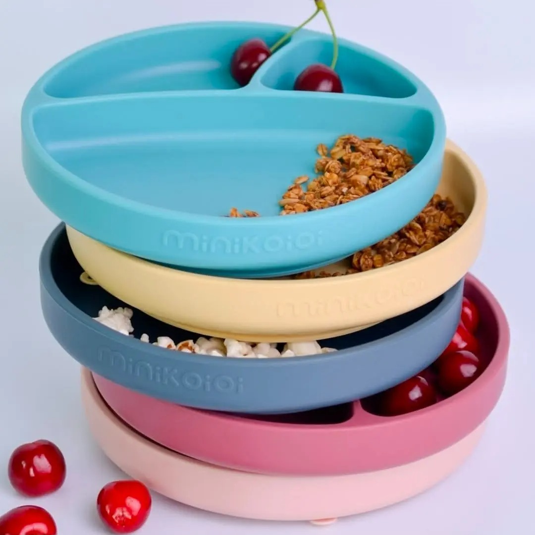 تصویر بشقاب سیلیکونی تک مینیک اوی اوی MinikOiOi 